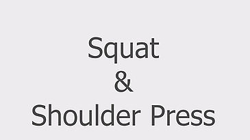 Squat & Shoulder Press